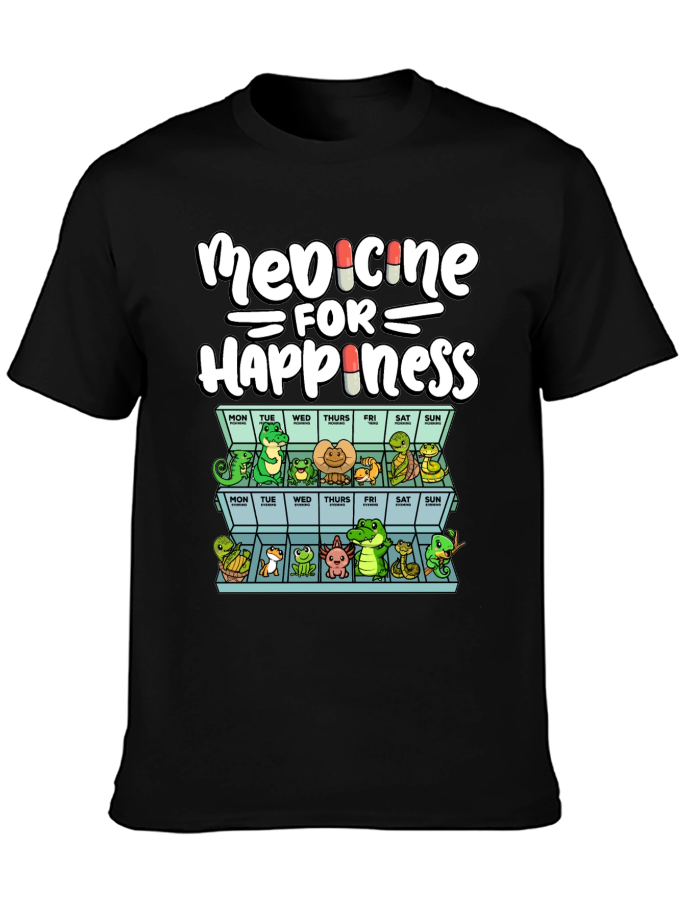 Medicine for Happiness Reptile T-Shirt