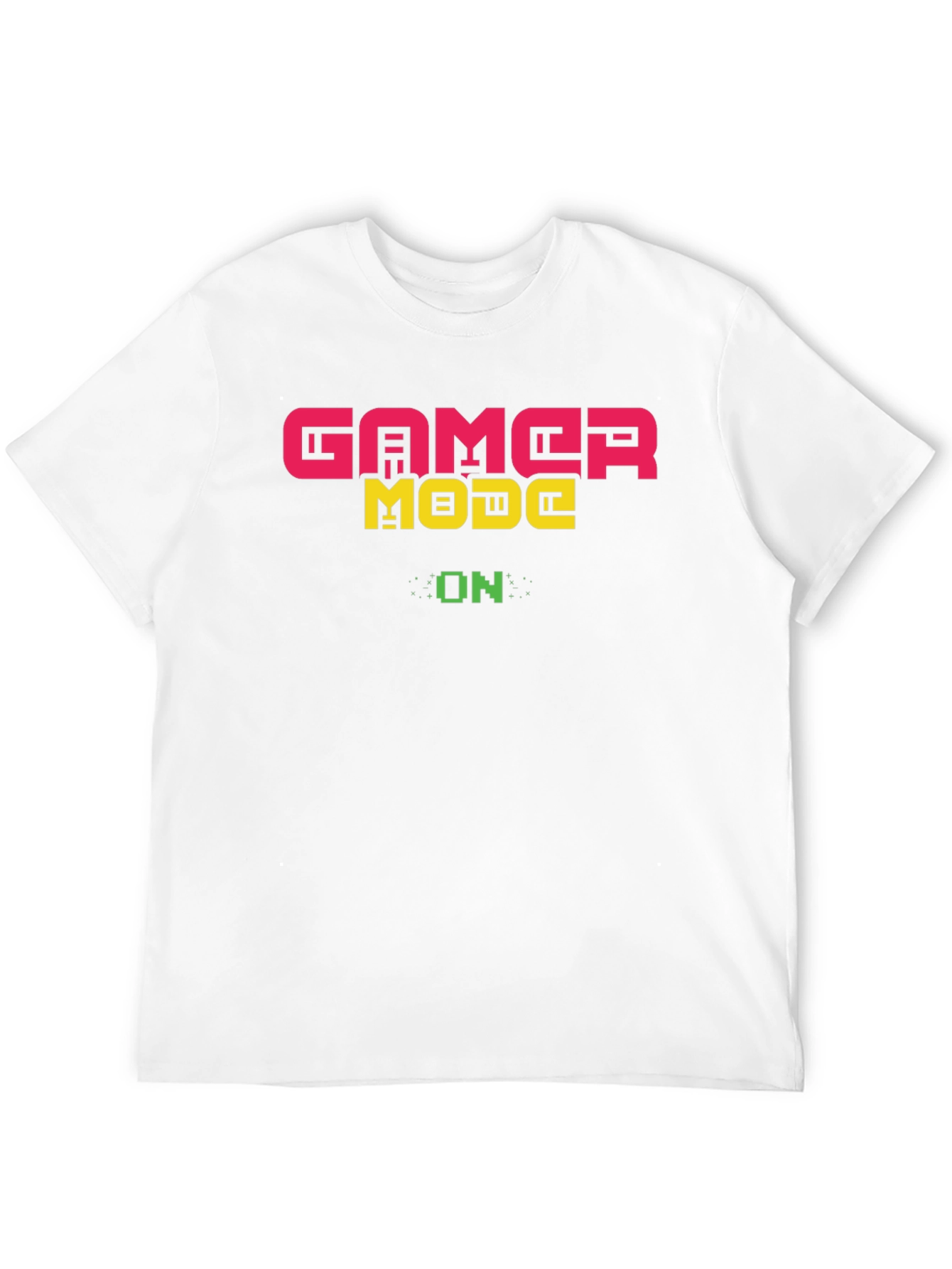 Gamer Mode On T-Shirt - Black Cotton Gaming Tee
