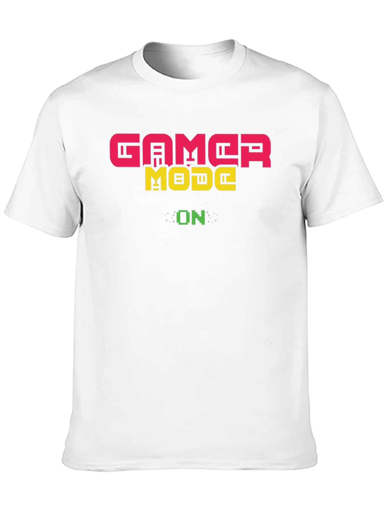 Gamer Mode On T-Shirt - Black Cotton Gaming Tee