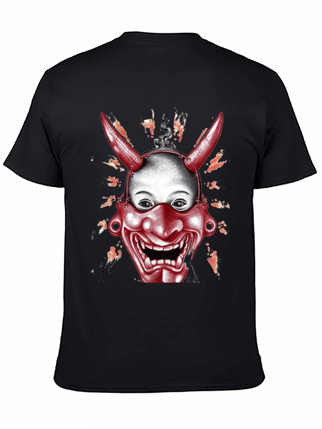 Devil Mask Graphic T-Shirt