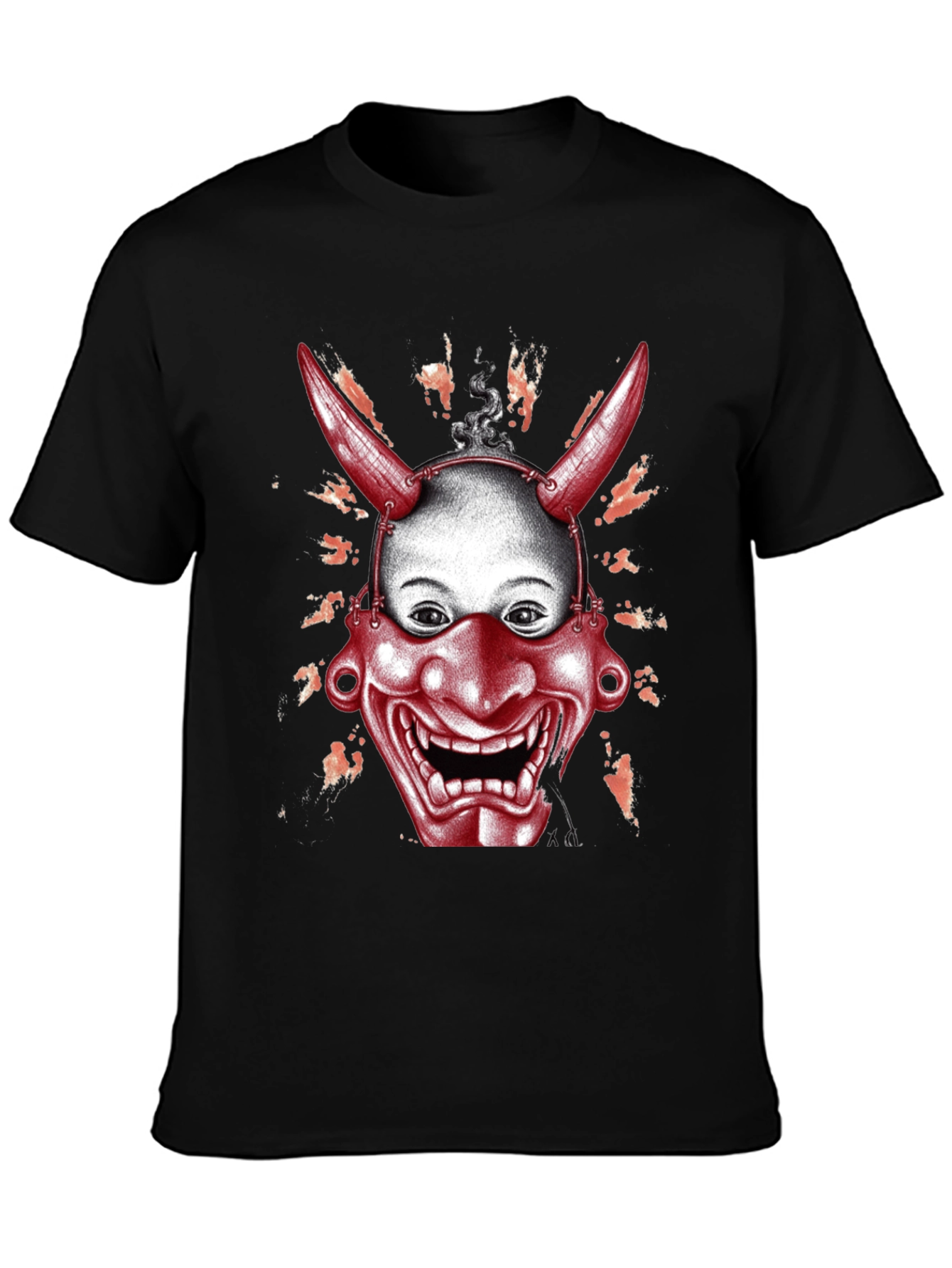 Devil Mask Graphic T-Shirt