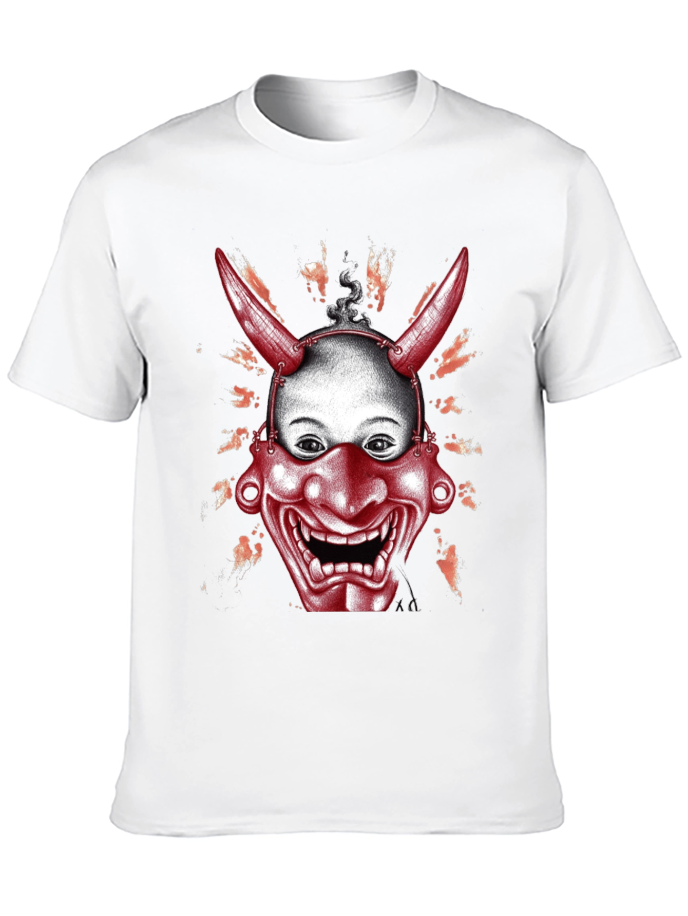 Devil Mask Graphic T-Shirt