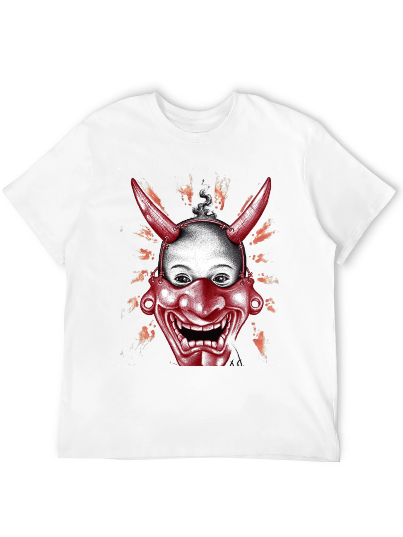 Devil Mask Graphic T-Shirt
