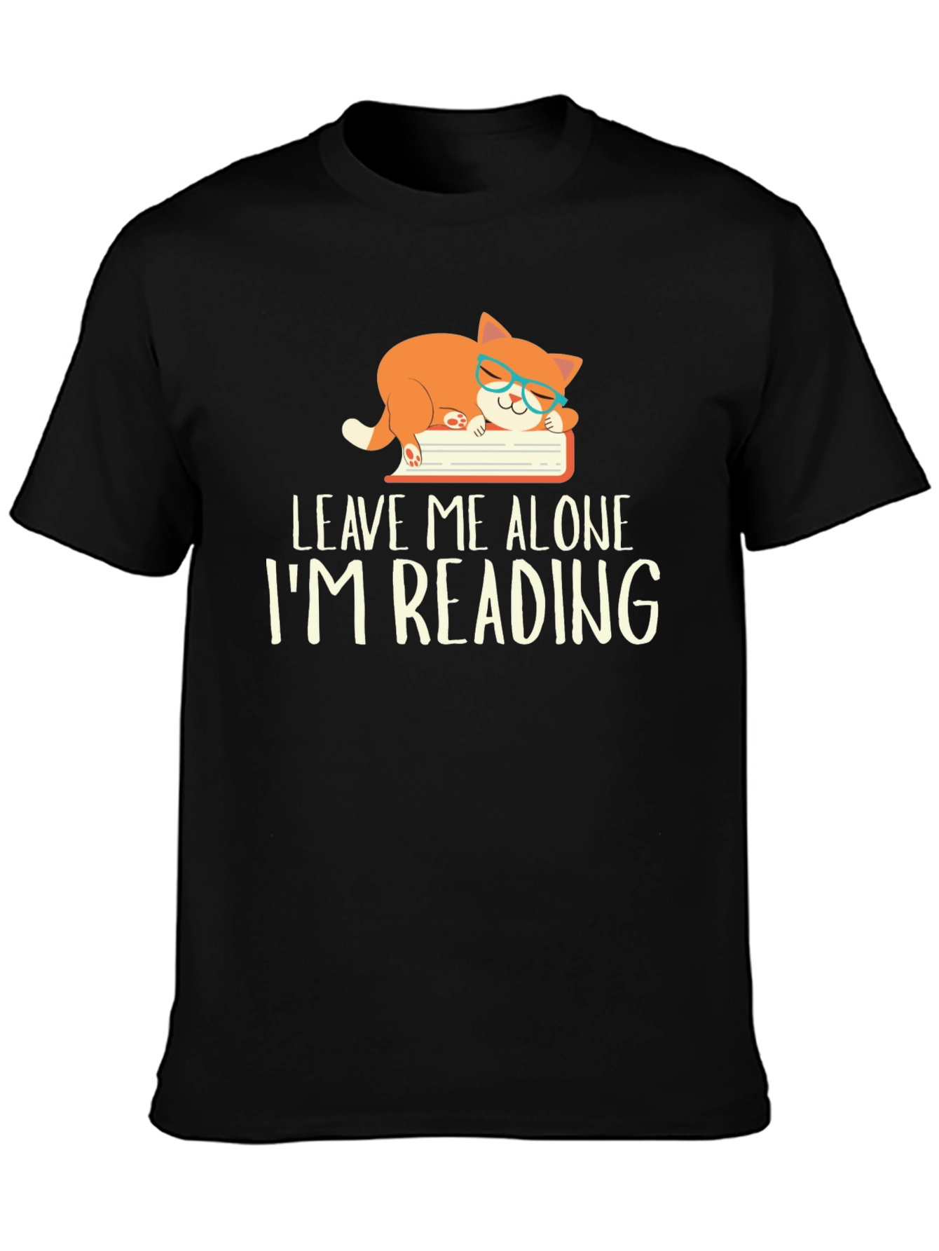 Leave Me Alone Im Reading Cat T-Shirt