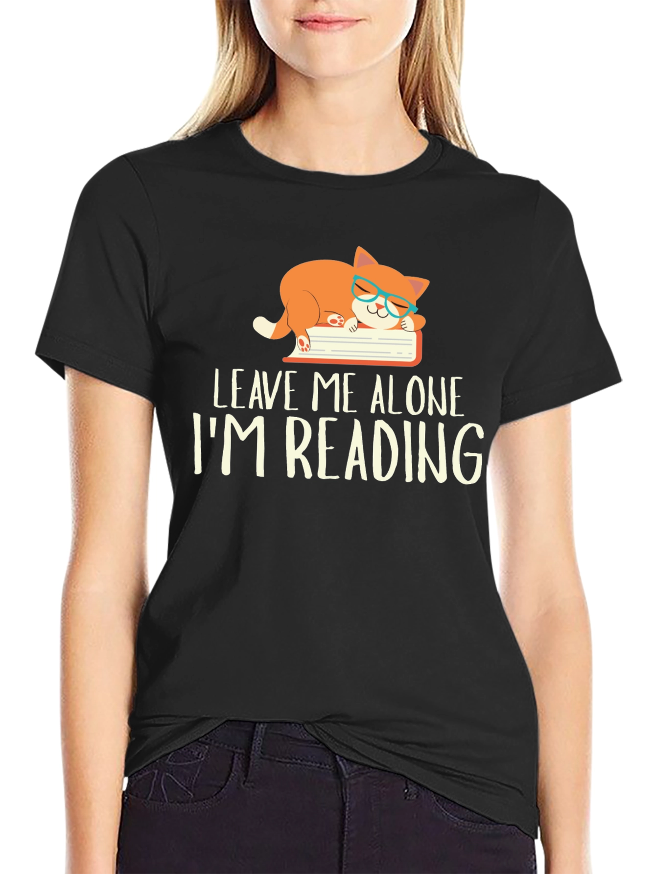 Leave Me Alone Im Reading Cat T-Shirt