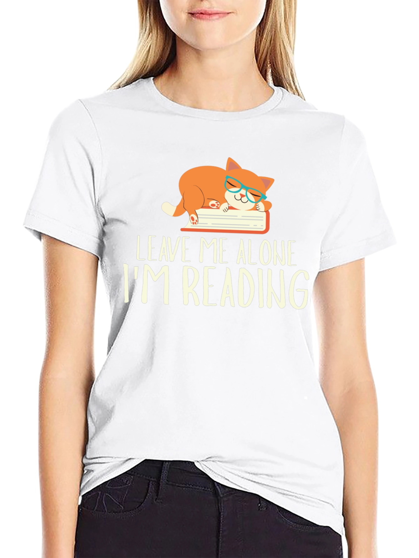 Leave Me Alone Im Reading Cat T-Shirt
