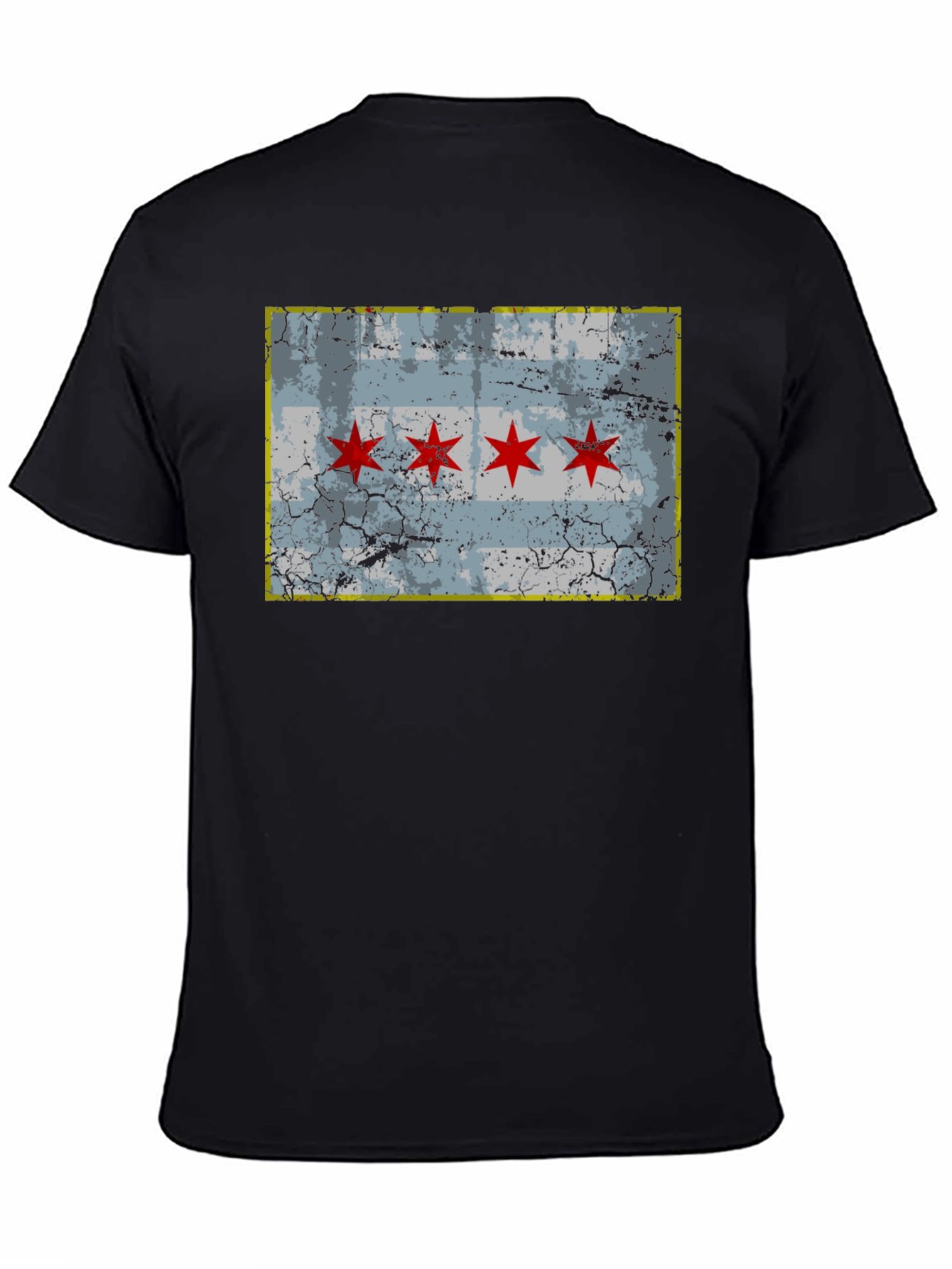 Chicago Flag Distressed T-Shirt