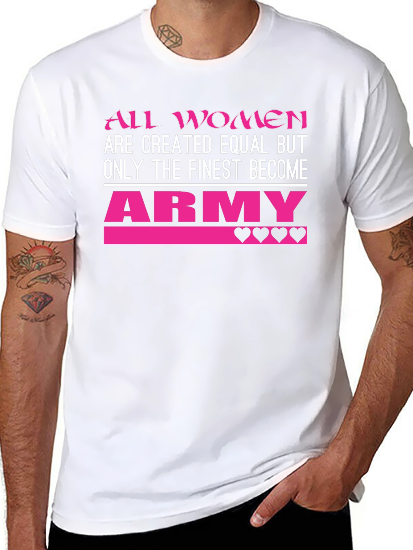 All Women Army T-Shirt Finest Become