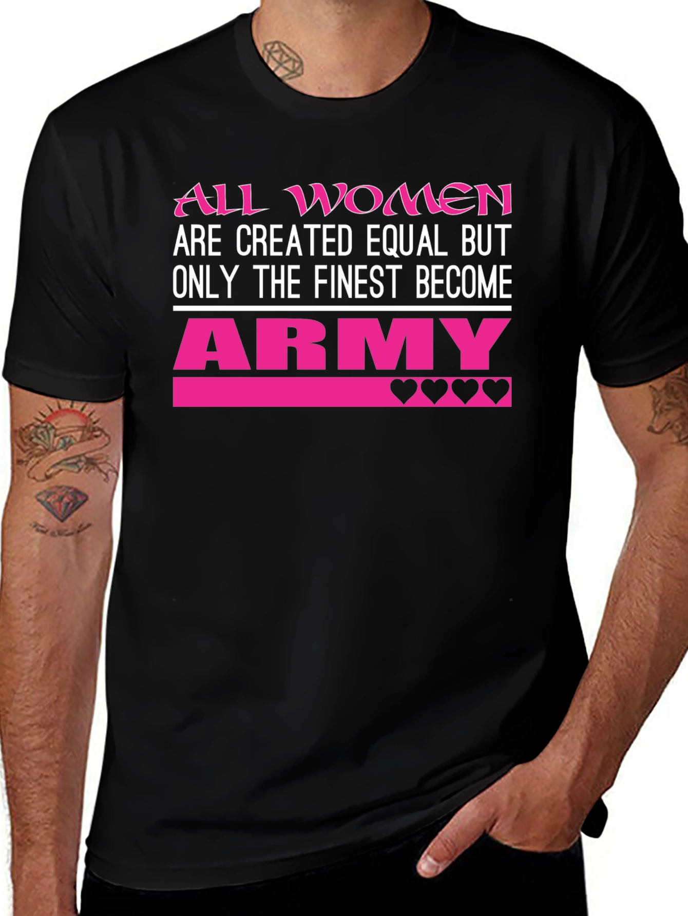 All Women Army T-Shirt Finest Become