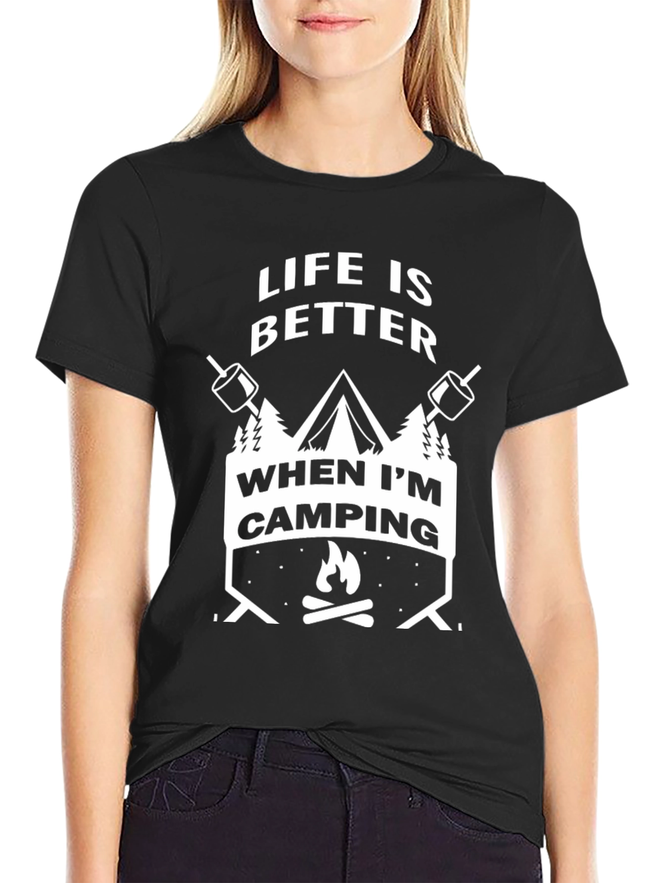 Life is Better When Im Camping Graphic Tee