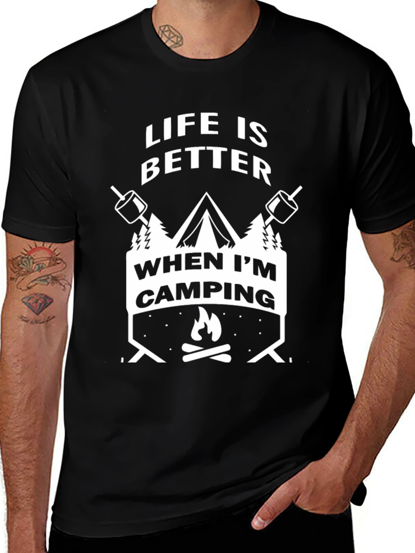 Life is Better When Im Camping Graphic Tee