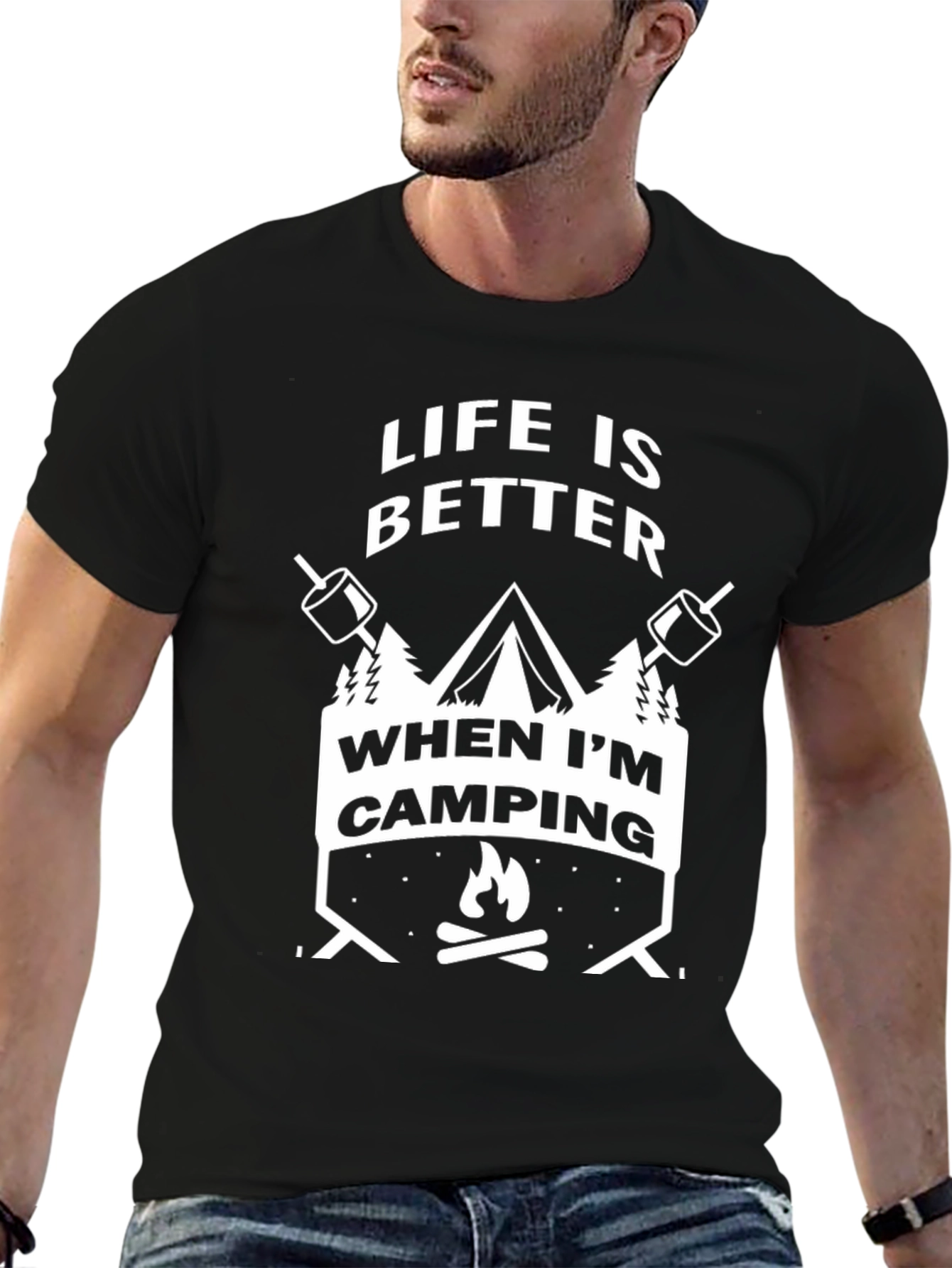 Life is Better When Im Camping Graphic Tee