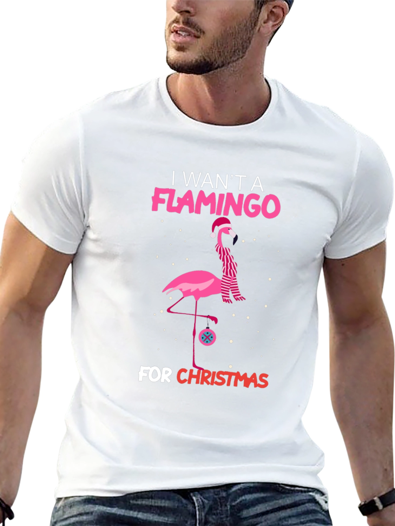 Flamingo Christmas T-Shirt