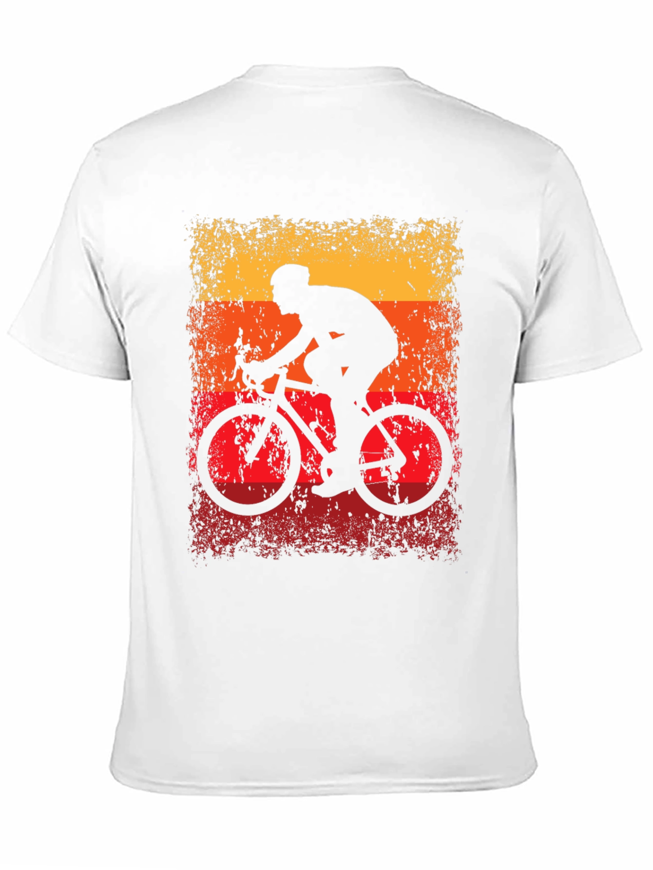 Retro Cycling T-Shirt - Black Cotton Blend