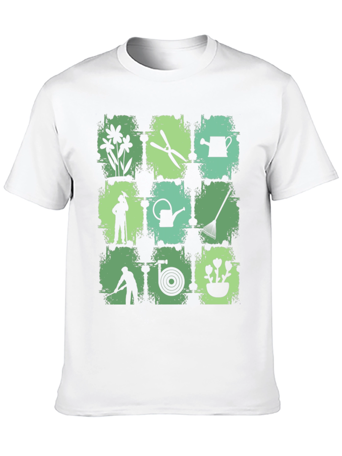 Gardening Tools & Plants Graphic Tee