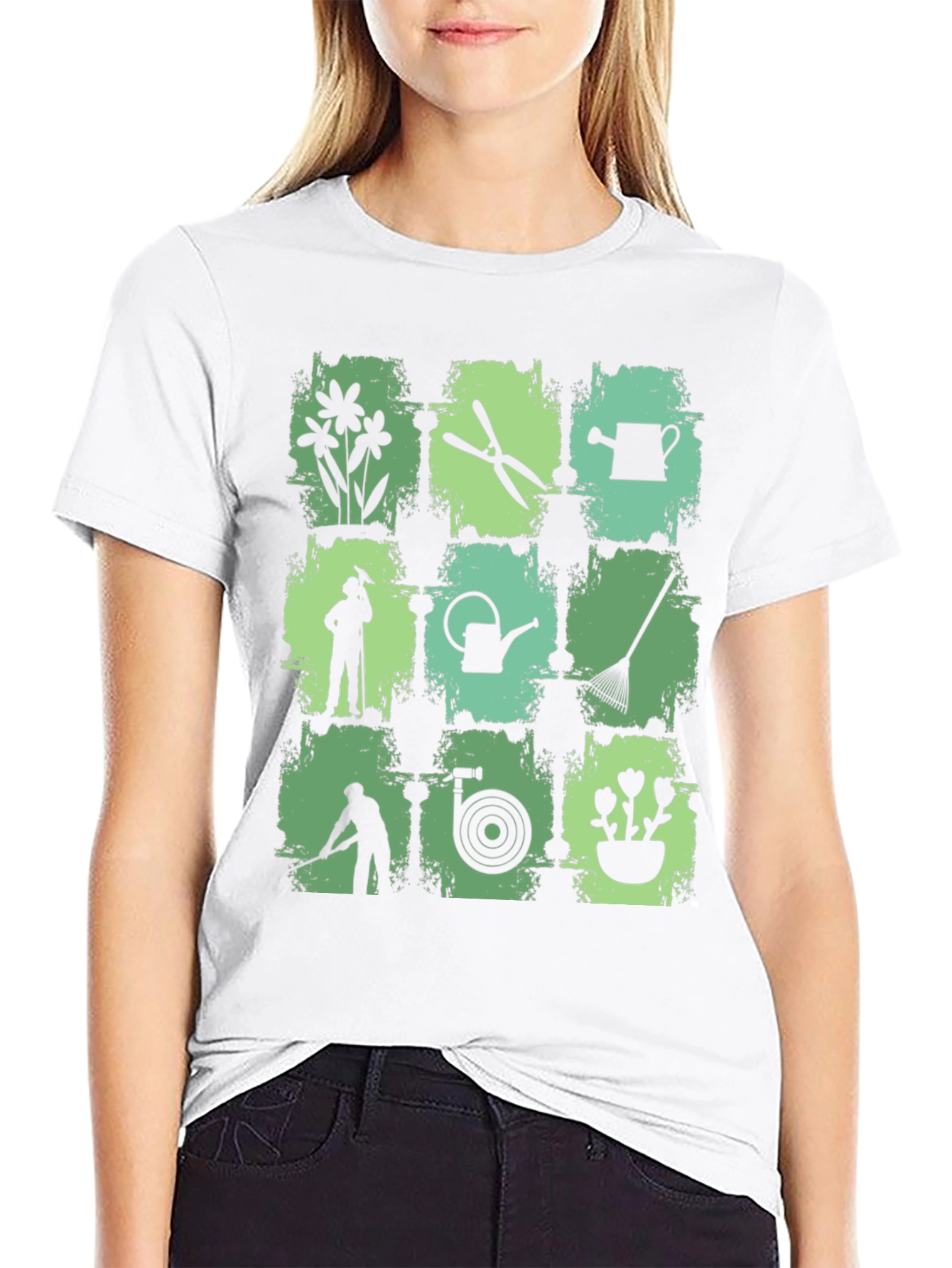 Gardening Tools & Plants Graphic Tee