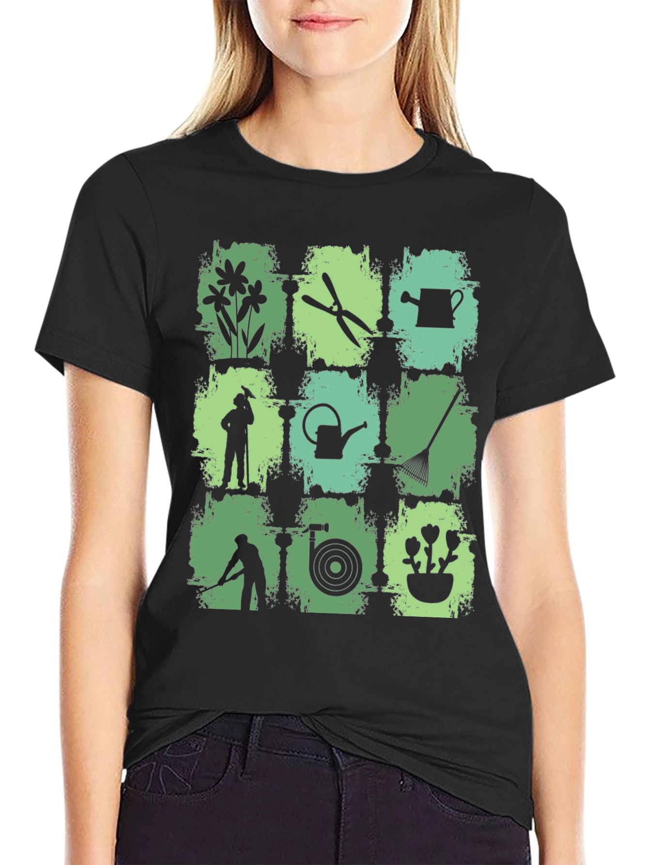 Gardening Tools & Plants Graphic Tee