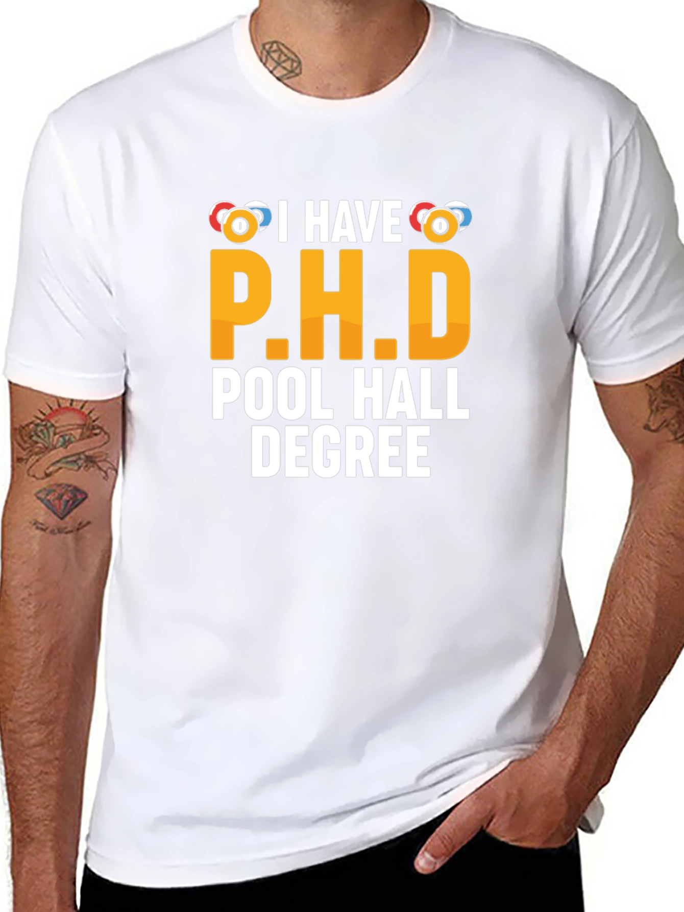 Pool Hall Degree T-Shirt - Funny Billiards Gift