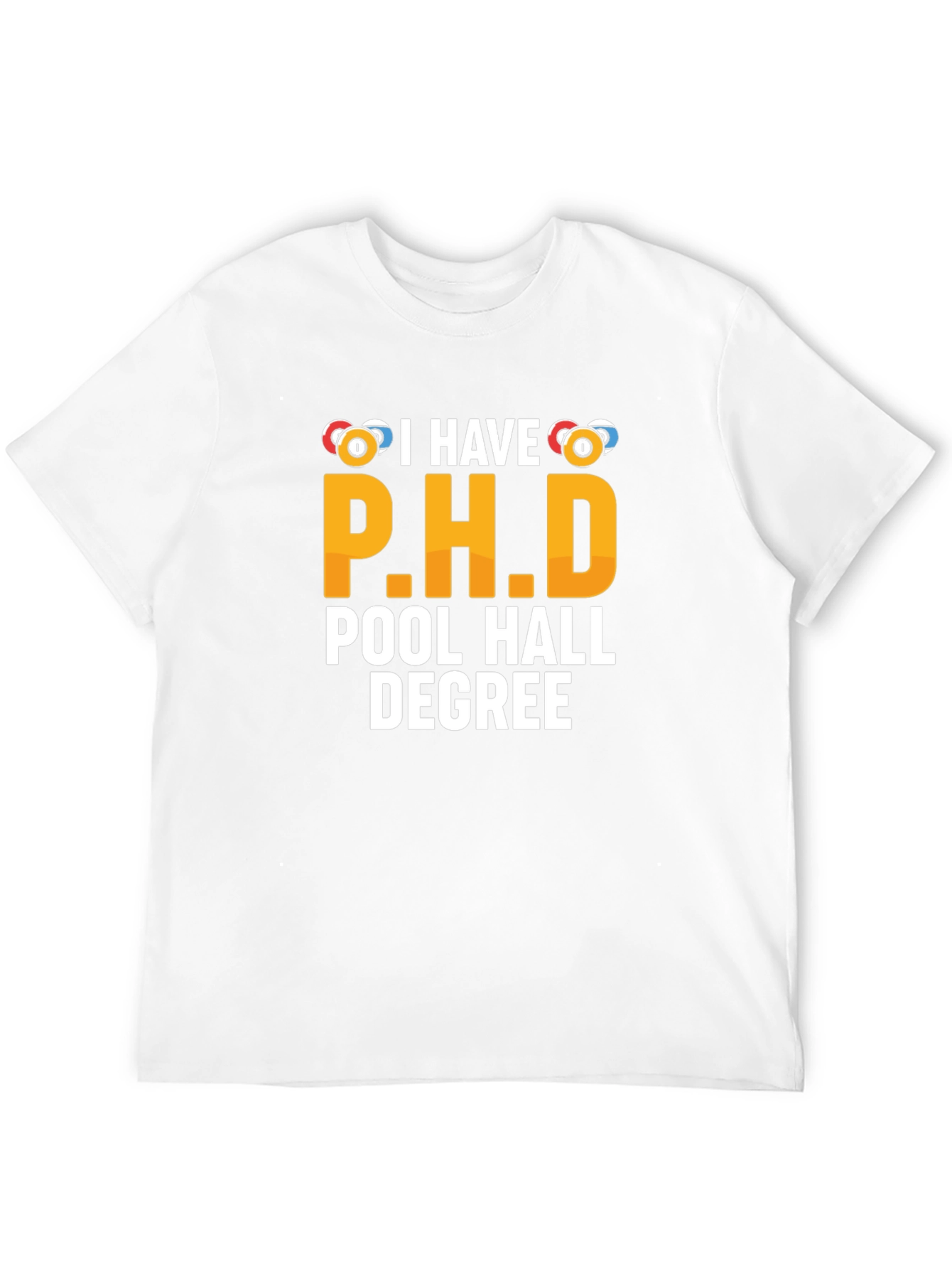Pool Hall Degree T-Shirt - Funny Billiards Gift