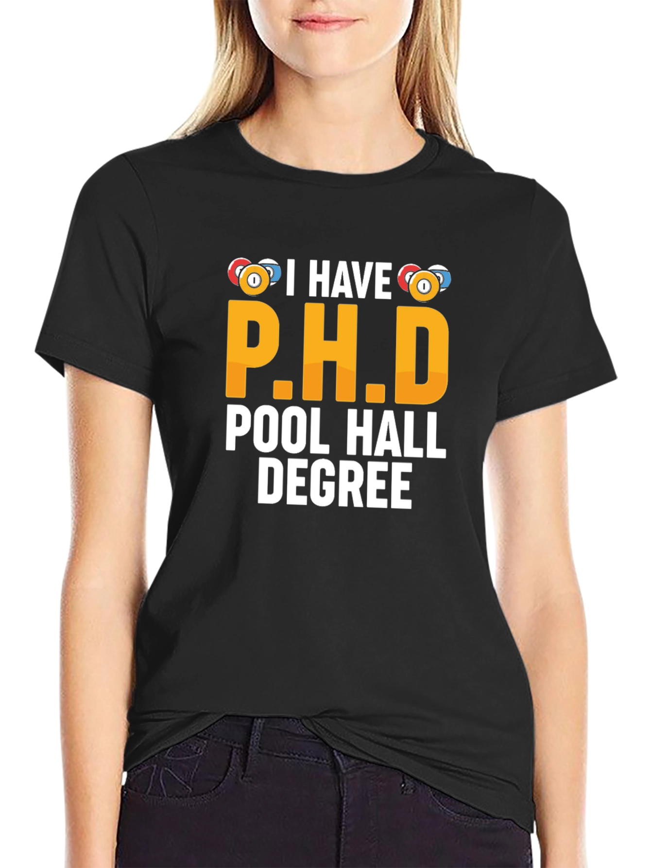 Pool Hall Degree T-Shirt - Funny Billiards Gift
