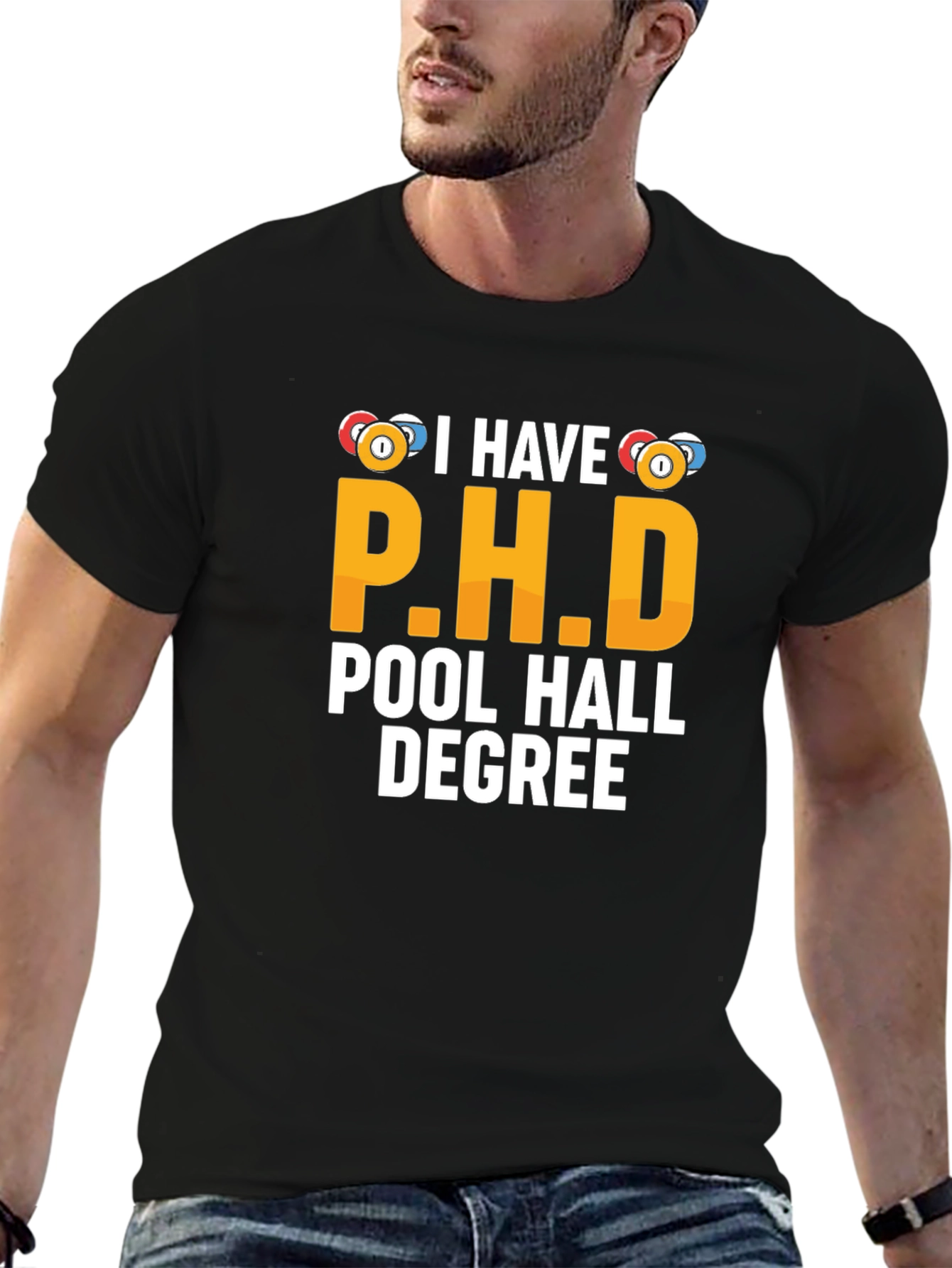 Pool Hall Degree T-Shirt - Funny Billiards Gift