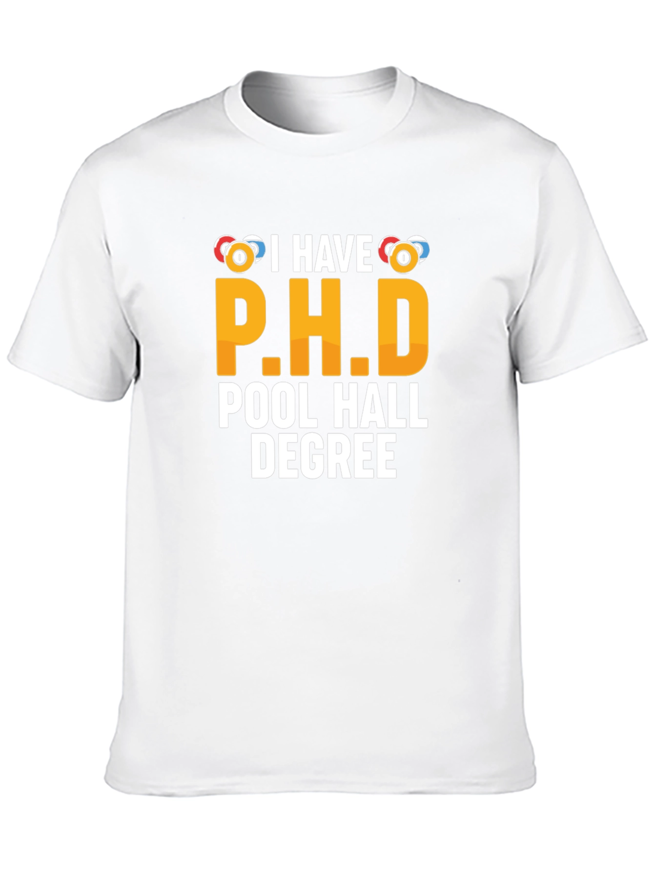 Pool Hall Degree T-Shirt - Funny Billiards Gift