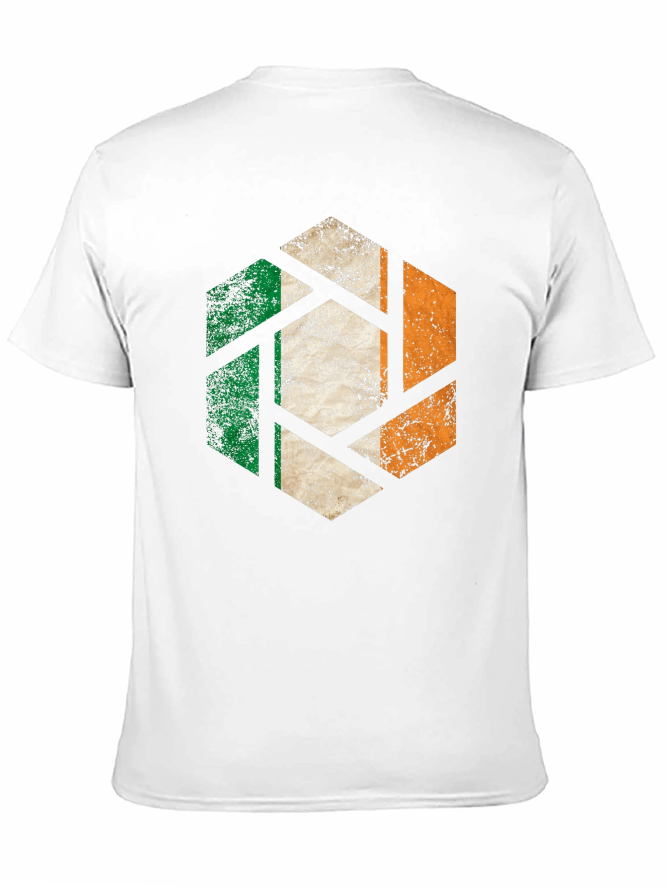 Irish Flag Hexagon Graphic Tee