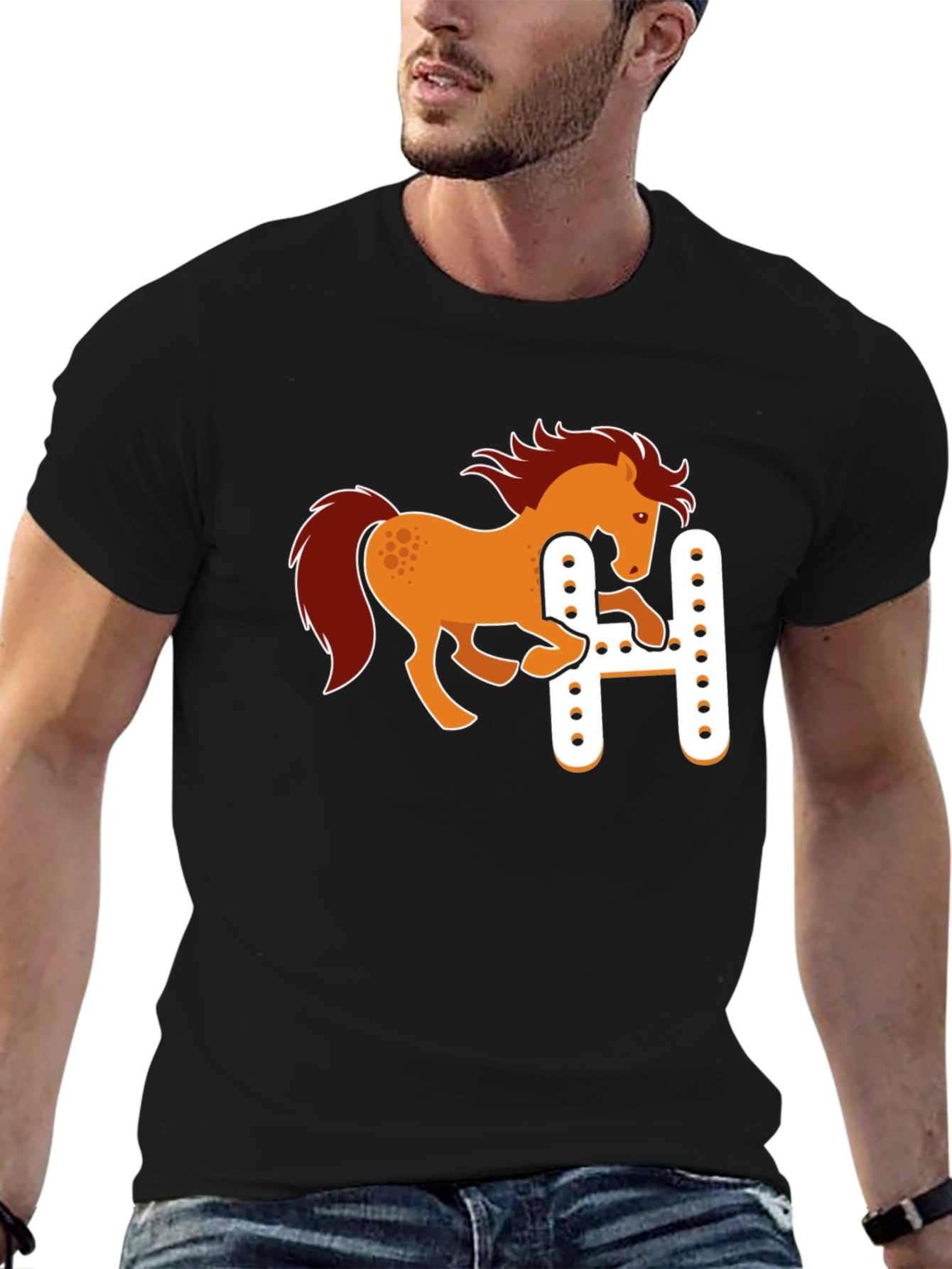 Equestrian Horse Jump T-Shirt