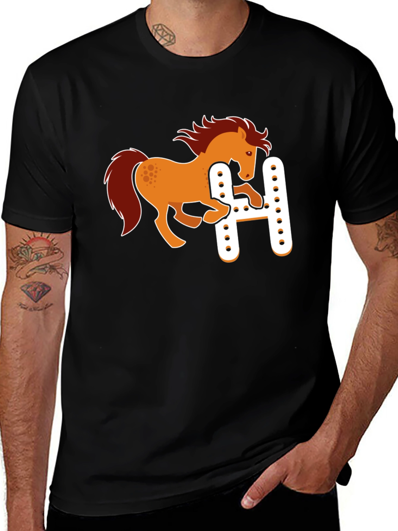 Equestrian Horse Jump T-Shirt