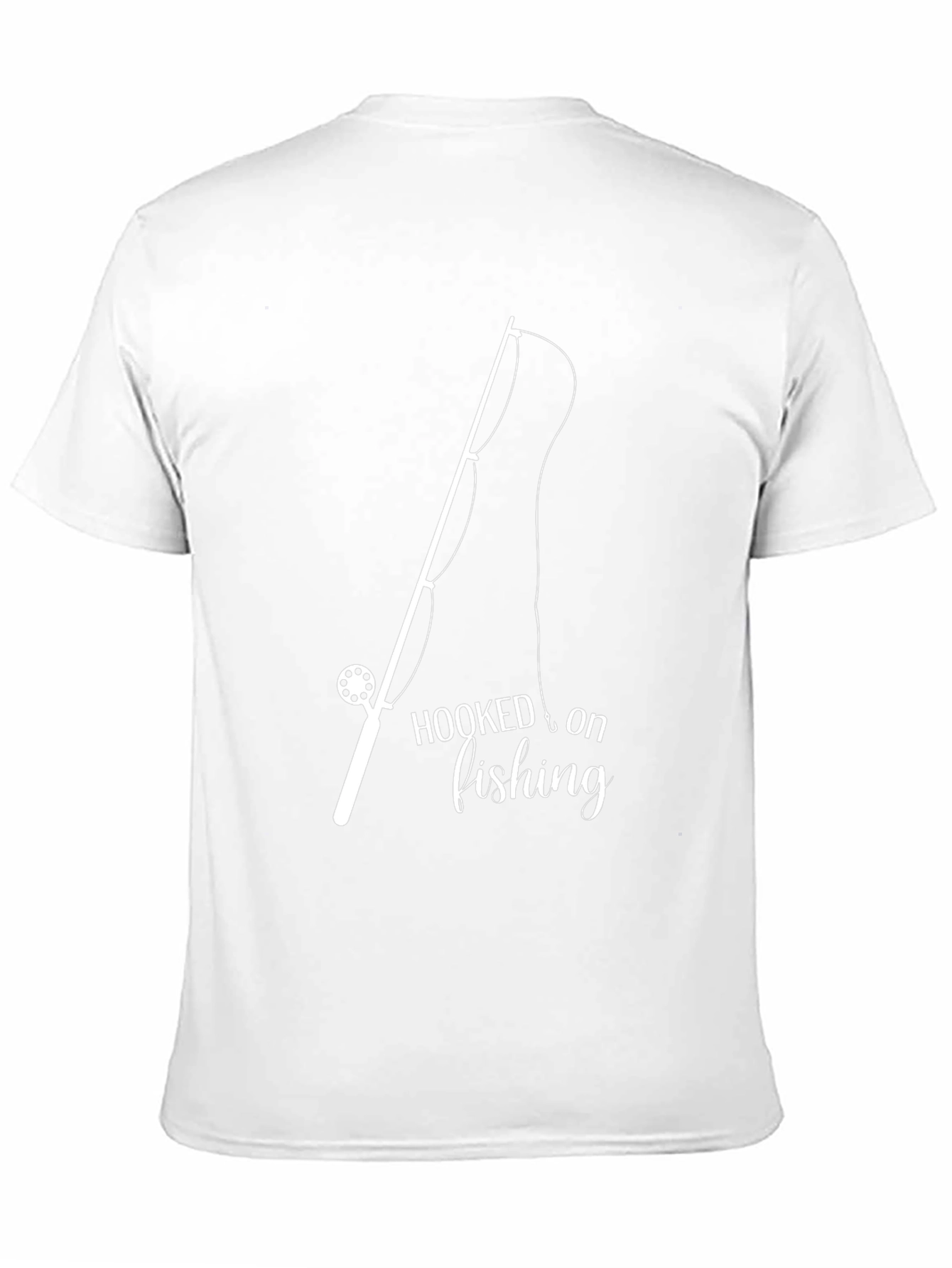 Hooked on Fishing Black T-Shirt