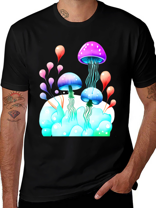 Psychedelic Mushroom Graphic Tee
