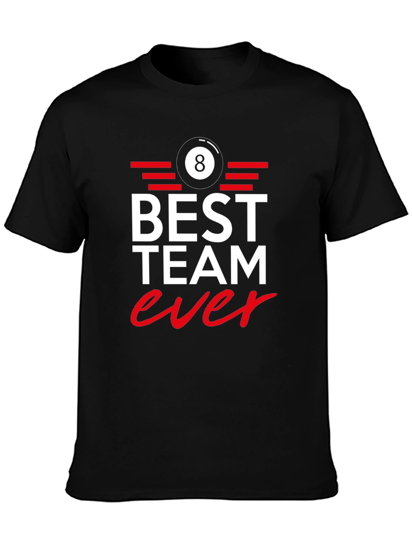 Best Team Ever 8 Ball Graphic Tee