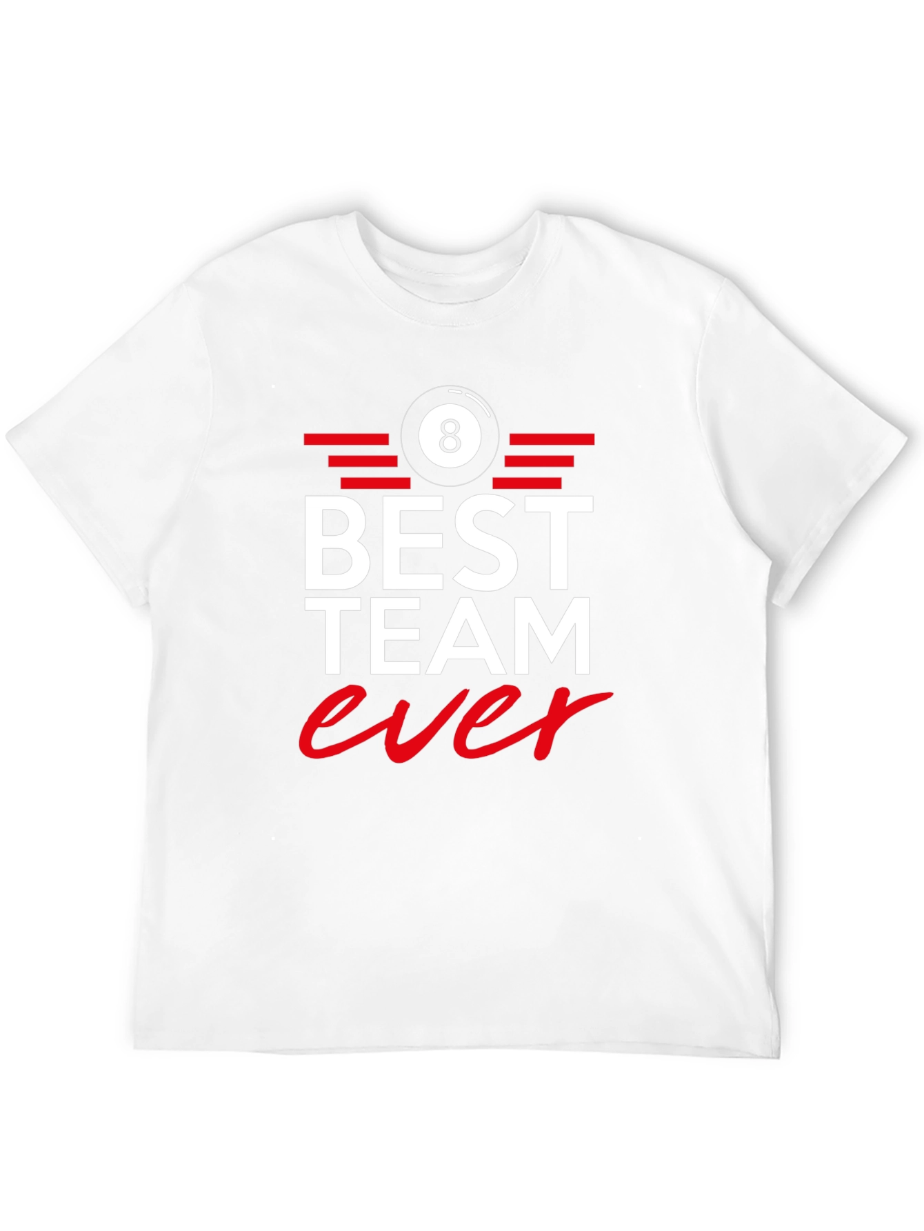 Best Team Ever 8 Ball Graphic Tee