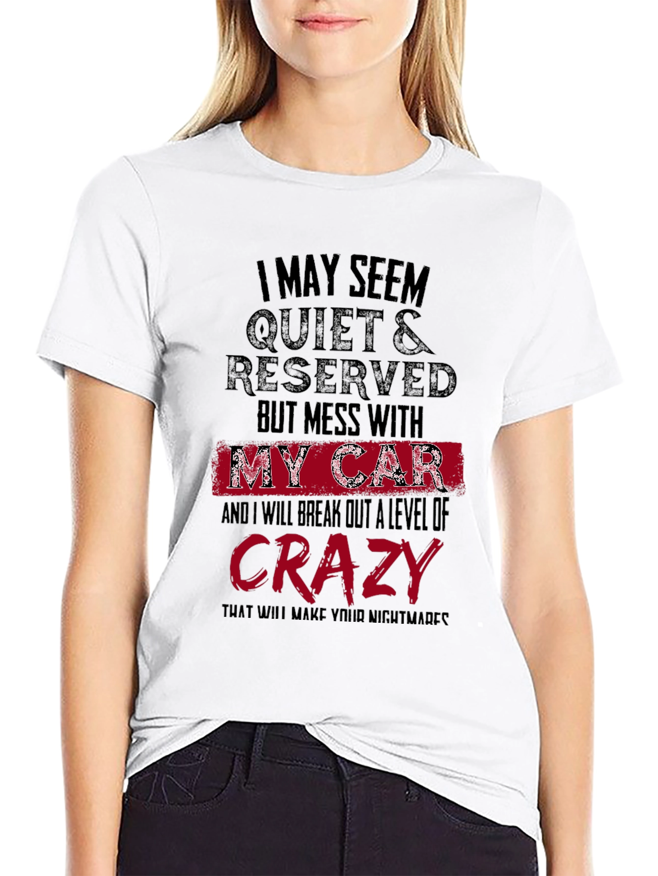 Quiet & Reserved Funny Car Lover T-Shirt