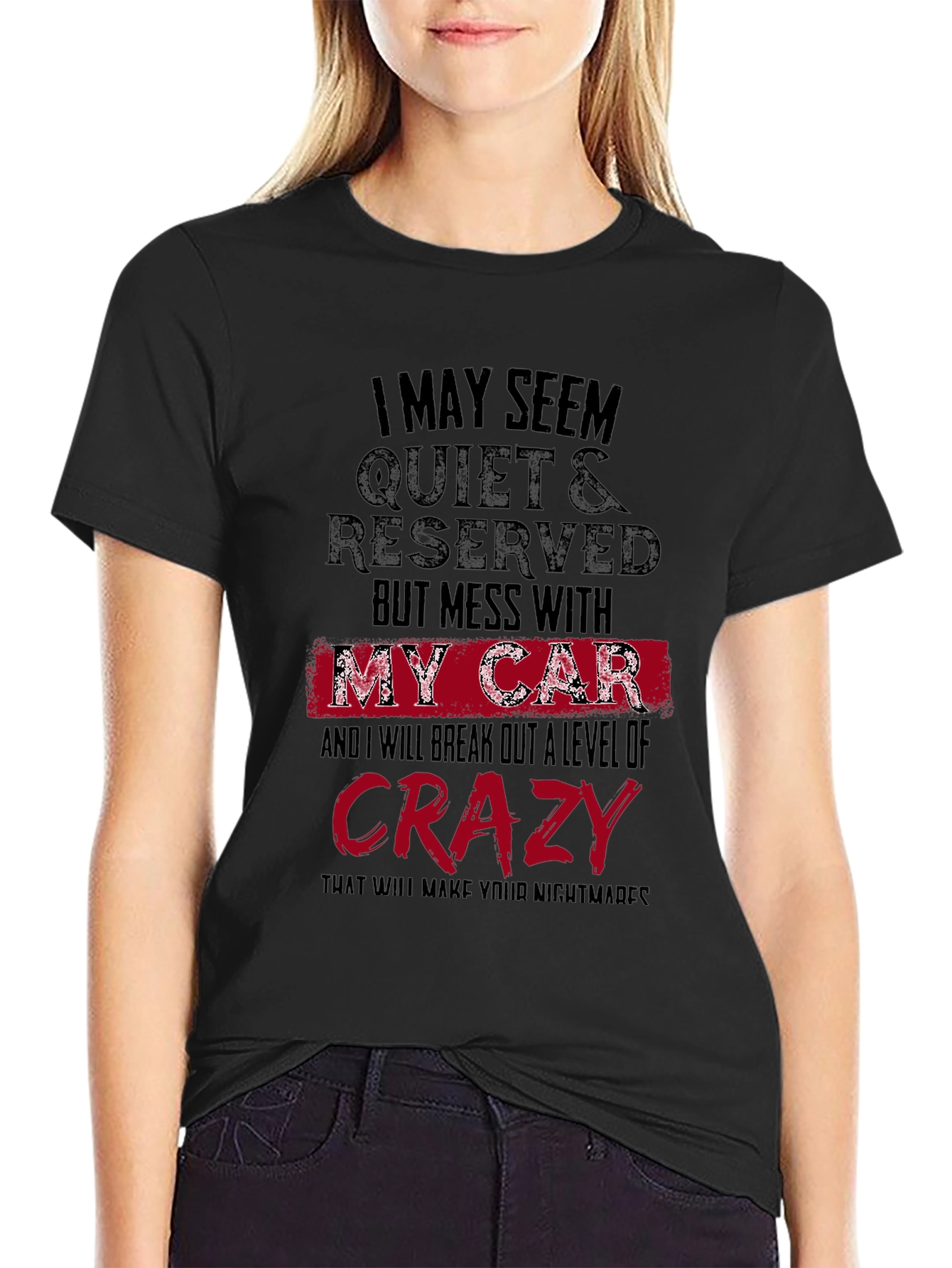 Quiet & Reserved Funny Car Lover T-Shirt
