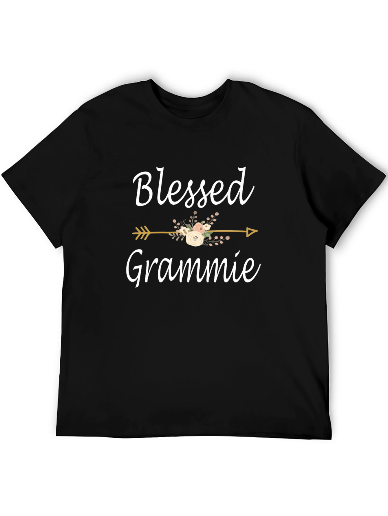Blessed Grammie T-Shirt - Cute Floral Arrow Design