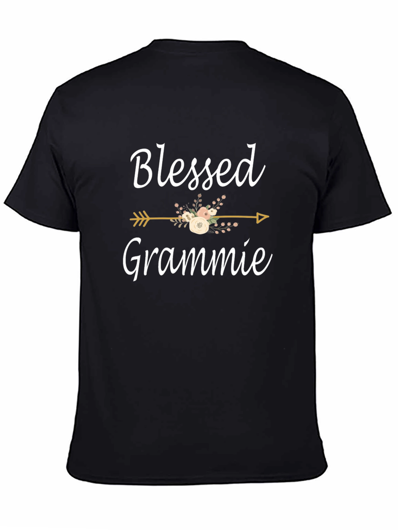 Blessed Grammie T-Shirt - Cute Floral Arrow Design