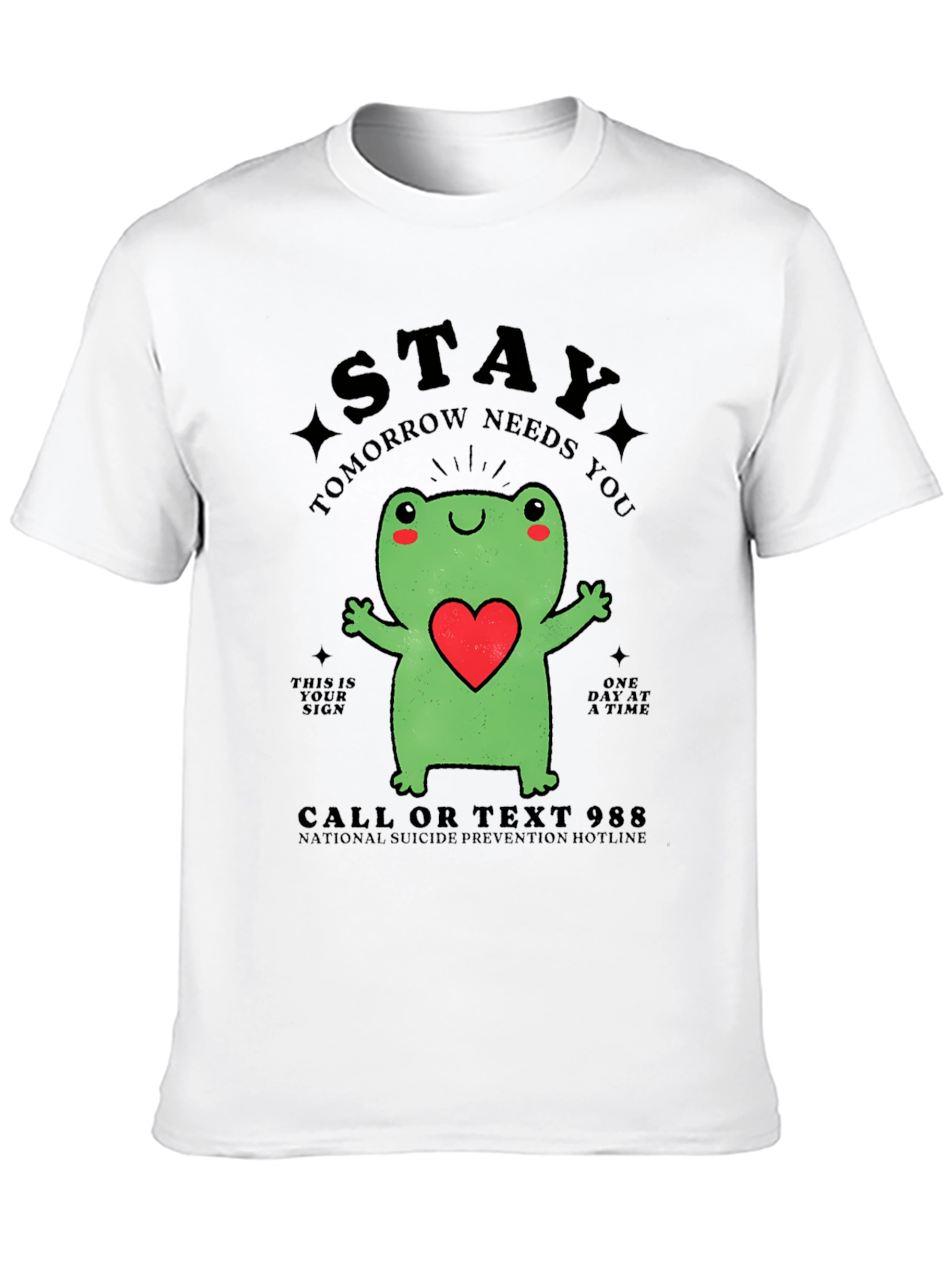 Stay Frog T-Shirt - Suicide Prevention Hotline