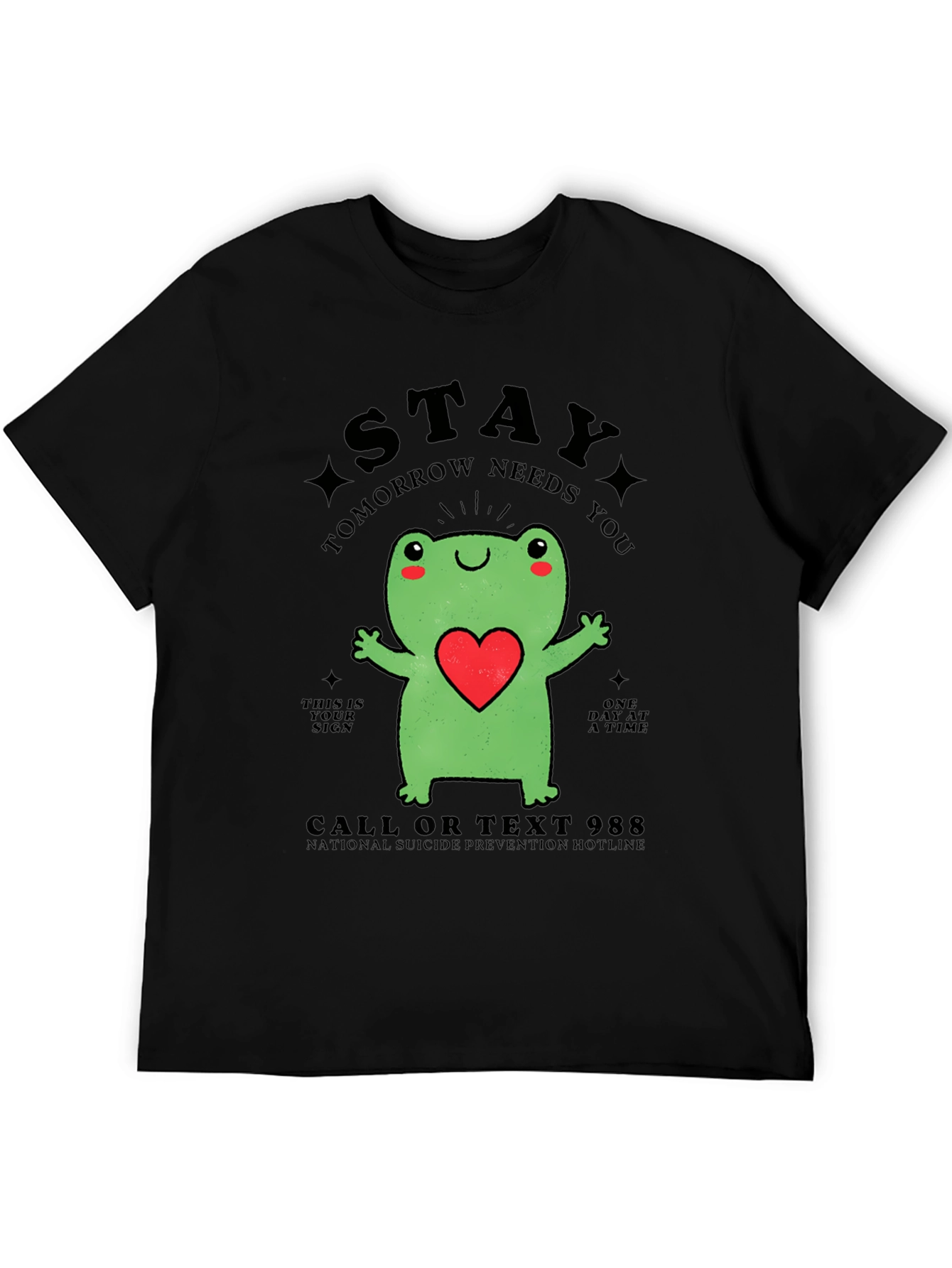 Stay Frog T-Shirt - Suicide Prevention Hotline