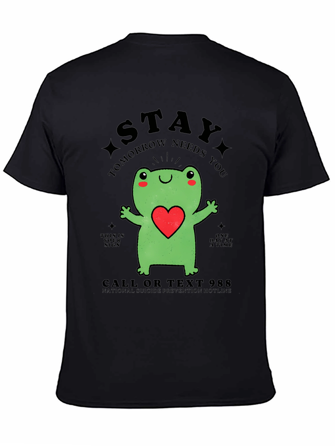 Stay Frog T-Shirt - Suicide Prevention Hotline
