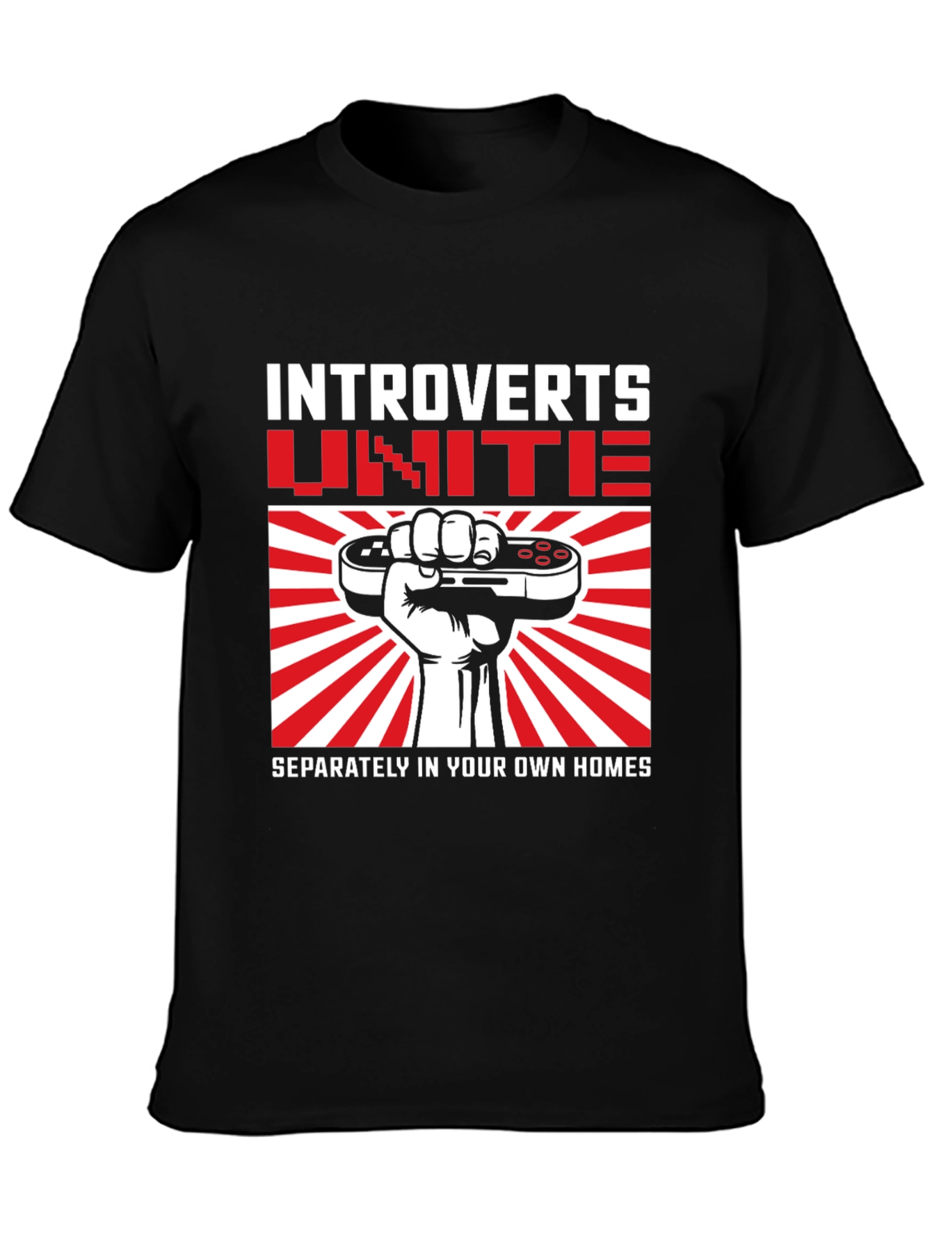 Introverts Unite Graphic T-Shirt - Separately!