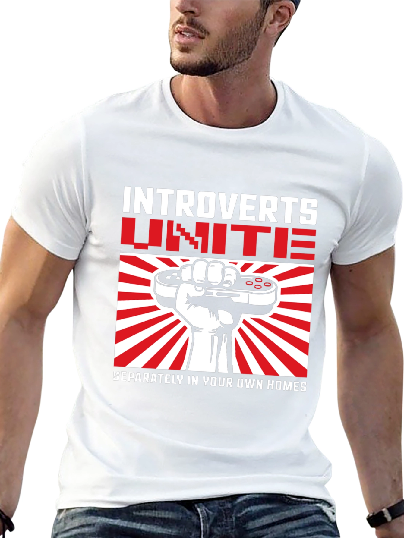 Introverts Unite Graphic T-Shirt - Separately!