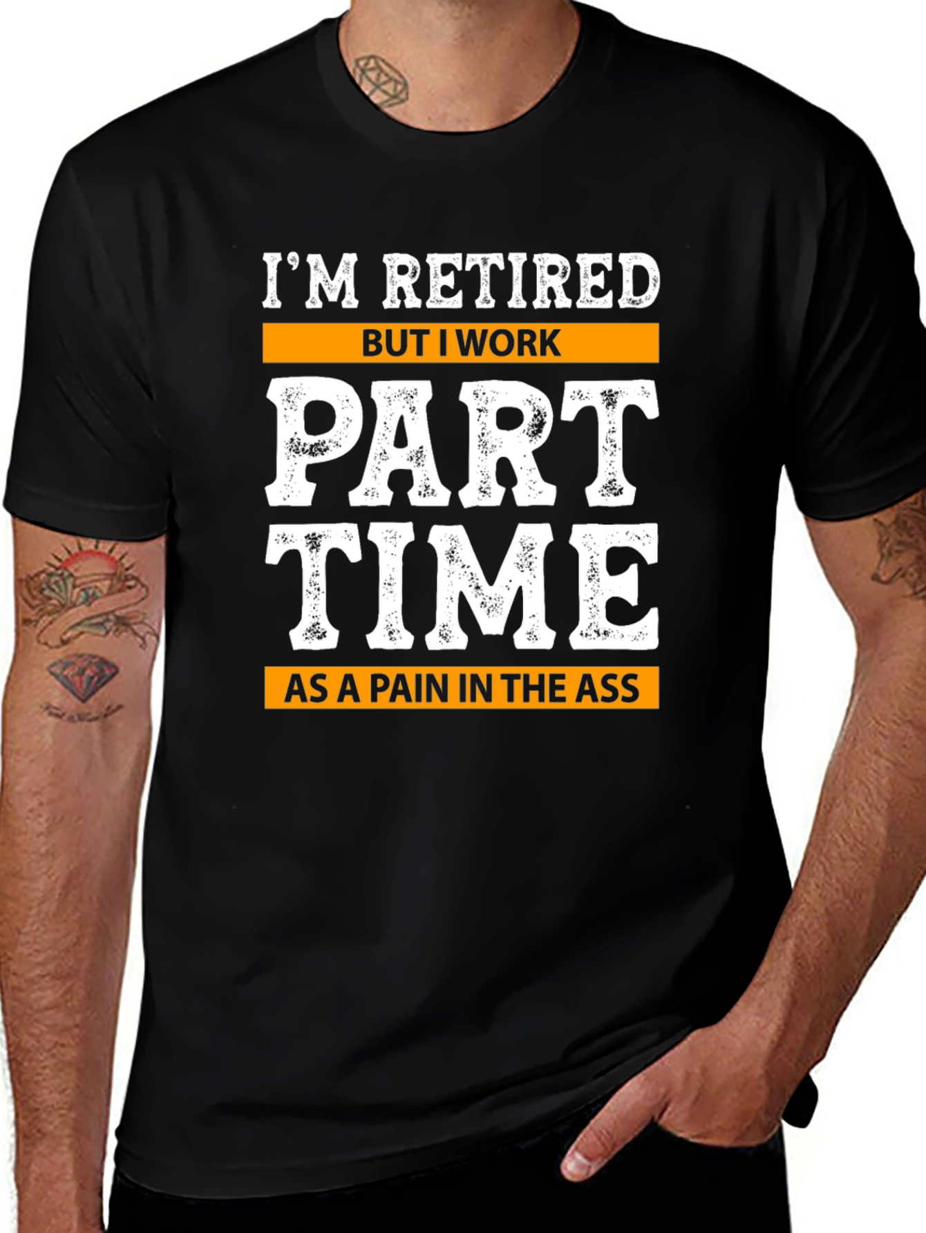 Retired Part Time Pain Graphic Tee