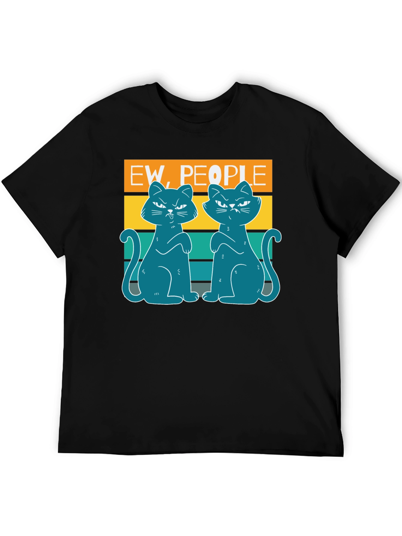 Ew People Cat T-Shirt - Sarcastic Funny Cat Tee