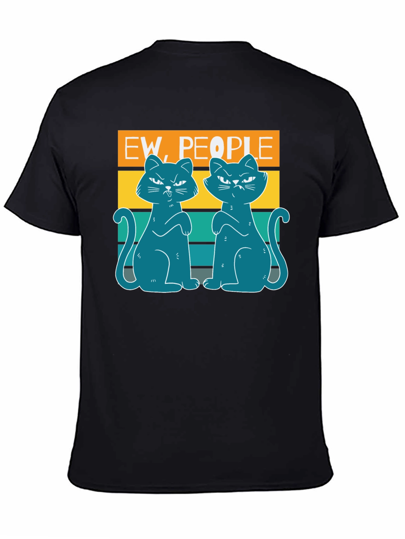 Ew People Cat T-Shirt - Sarcastic Funny Cat Tee