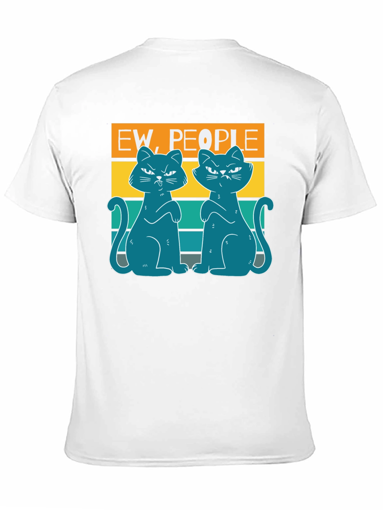Ew People Cat T-Shirt - Sarcastic Funny Cat Tee