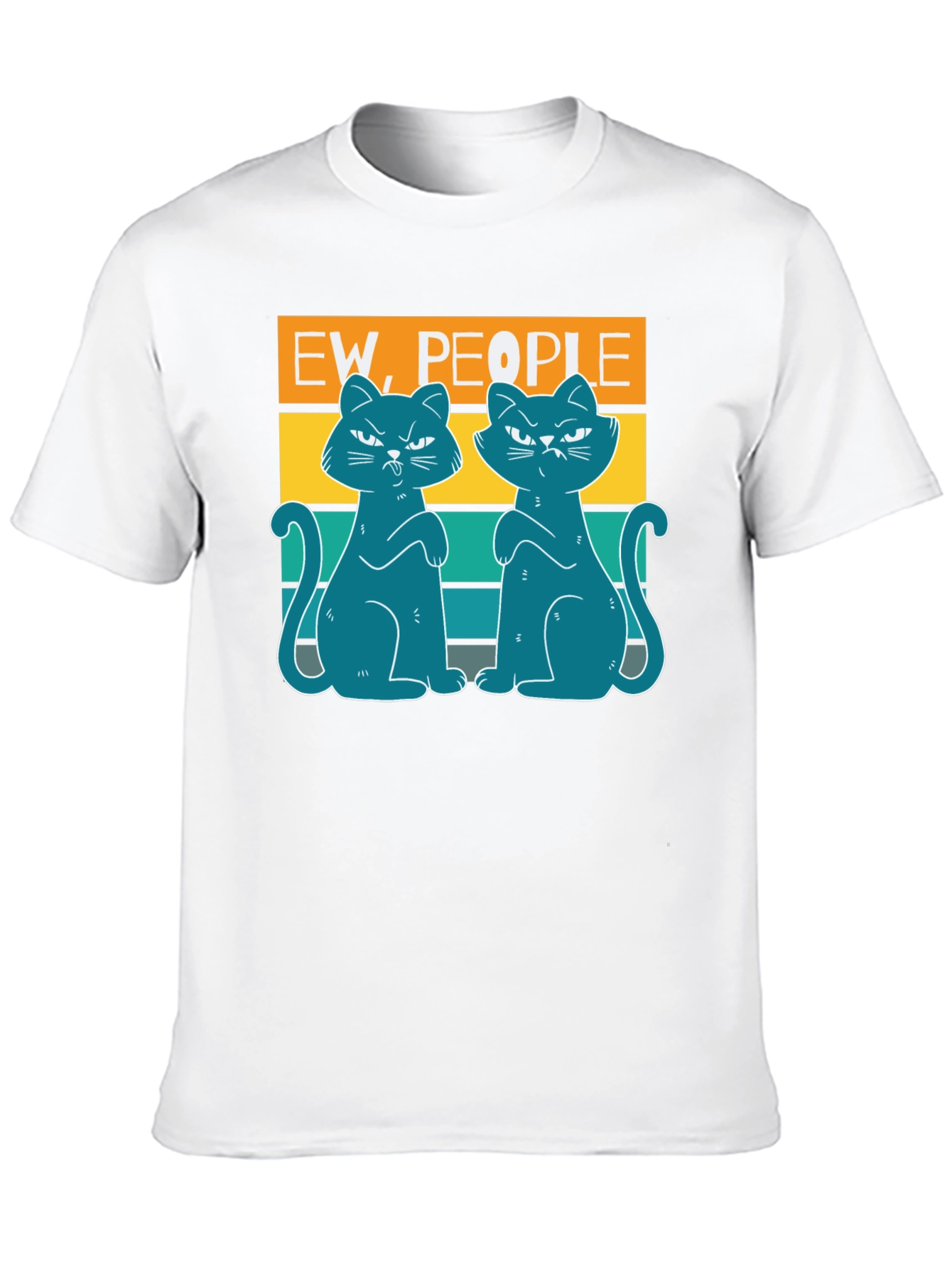 Ew People Cat T-Shirt - Sarcastic Funny Cat Tee