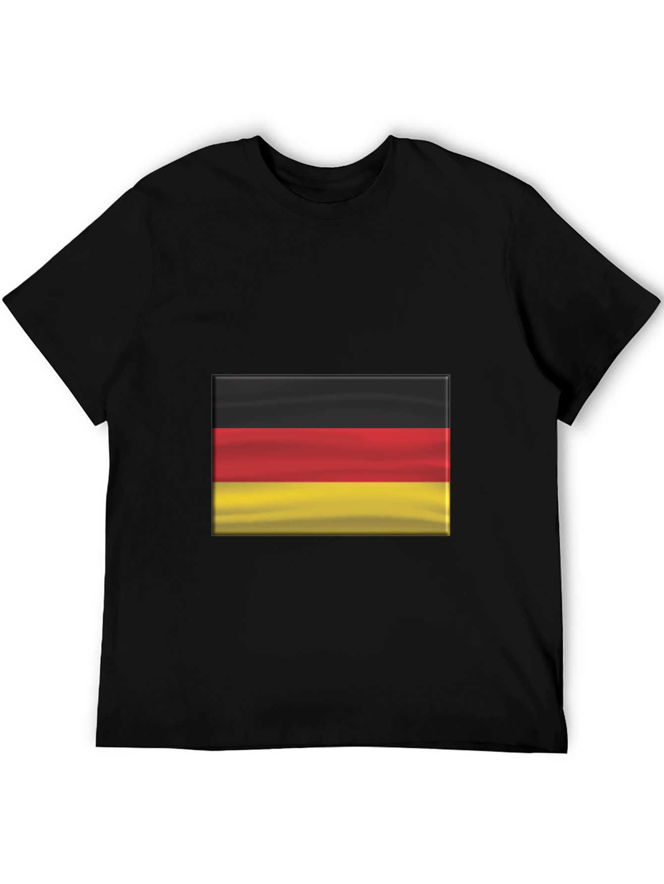 Germany Flag Graphic Black T-Shirt