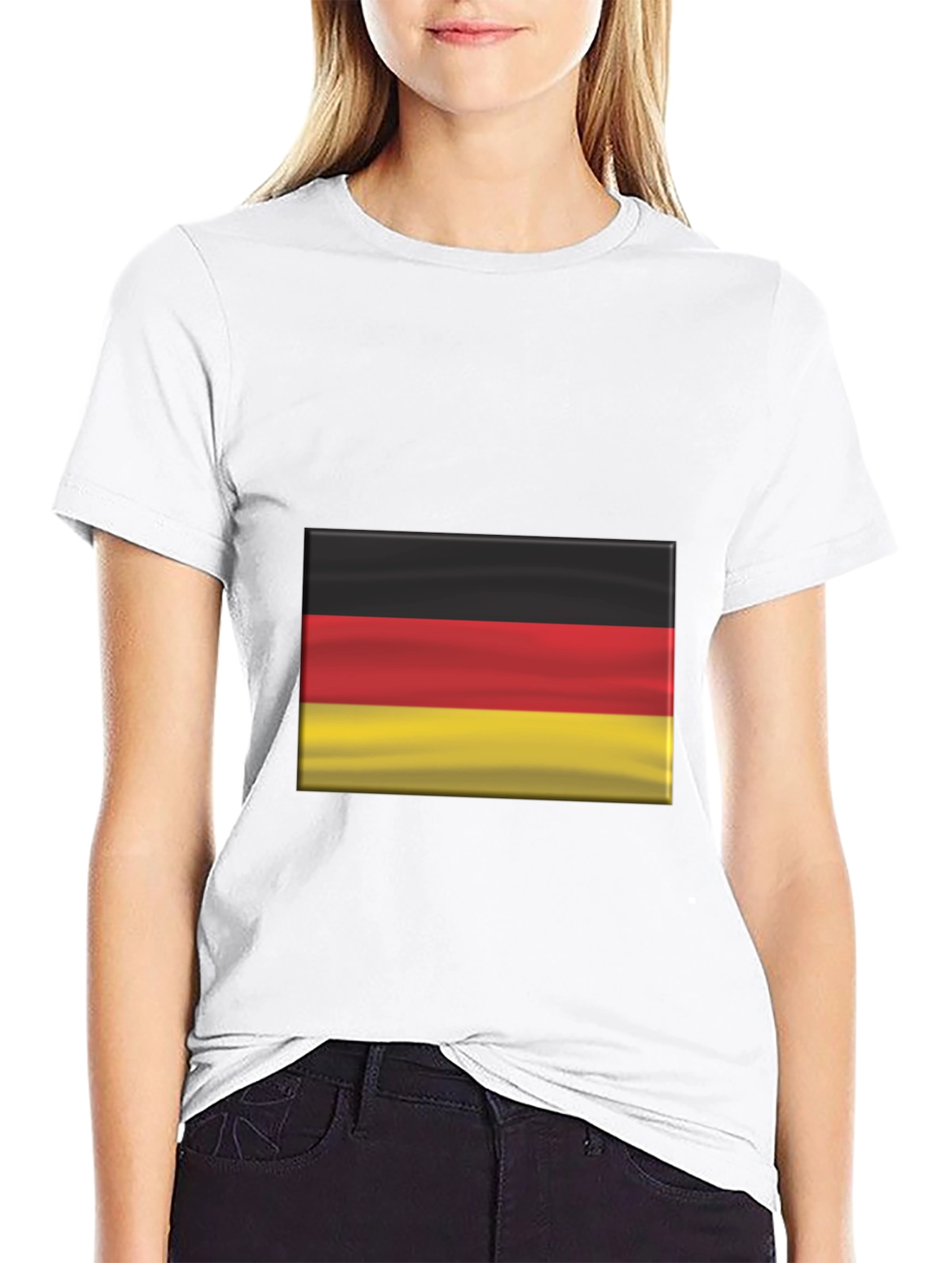 Germany Flag Graphic Black T-Shirt