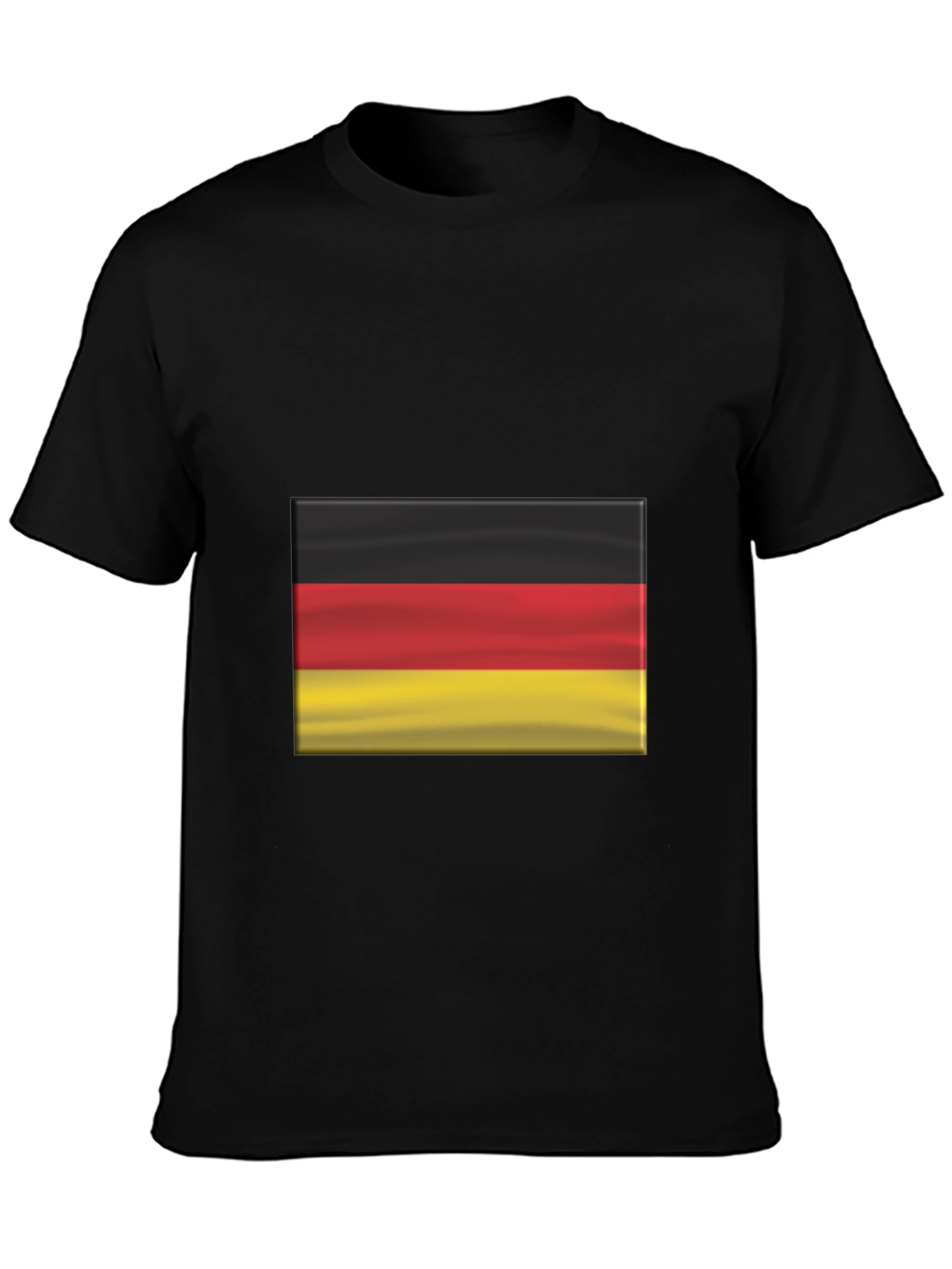 Germany Flag Graphic Black T-Shirt